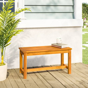 Berkfield Garden Bench 80x35x45 cm Solid Wood Acacia