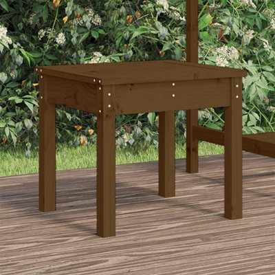 Berkfield Garden Bench Honey Brown 50x44x45 cm Solid Wood Pine