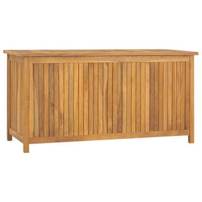 Berkfield Garden Box 114x50x58 cm Solid Wood Teak