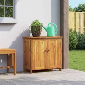 Berkfield Garden Cabinet 75x35x70 cm Solid Wood Acacia