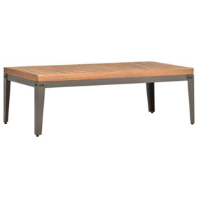 Berkfield Garden Coffee Table 110x55x36 cm Solid Acacia Wood