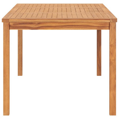 Berkfield Garden Dining Table 180x90x77 cm Solid Teak Wood