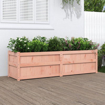 Berkfield Garden Planter 180x50x50 cm Solid Wood Douglas