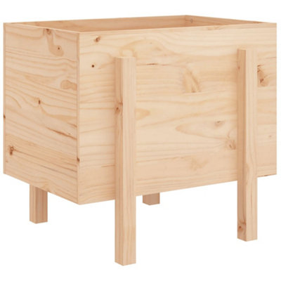 Berkfield Garden Planter 62x50x57 cm Solid Wood Pine