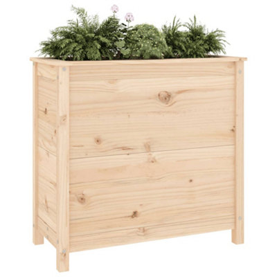 Berkfield Garden Planter 82.5x40x78 cm Solid Wood Pine