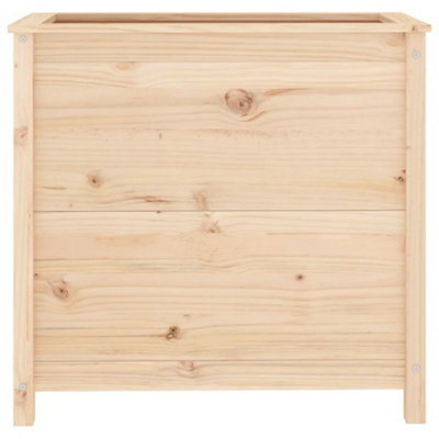 Berkfield Garden Planter 82.5x40x78 cm Solid Wood Pine