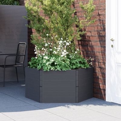 Berkfield Garden Planter Anthracite PP