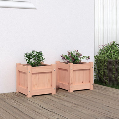 Berkfield Garden Planters 2 pcs Solid Wood Douglas