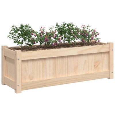 Berkfield Garden Planters 2 pcs Solid Wood Pine