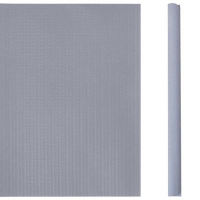 Berkfield Garden Privacy Screen PVC 35x0.19 m Matte Light Grey