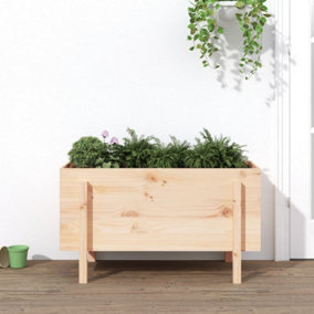 Berkfield Garden Raised Bed 101x50x57 cm Solid Wood Pine