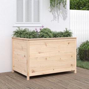 Berkfield Garden Raised Bed 119.5x82.5x78 cm Solid Wood Pine