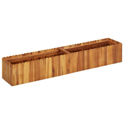 Berkfield Garden Raised Bed 150x30x25 cm Solid Acacia Wood