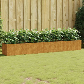 Berkfield Garden Raised Bed 280x40x40 cm Corten Steel