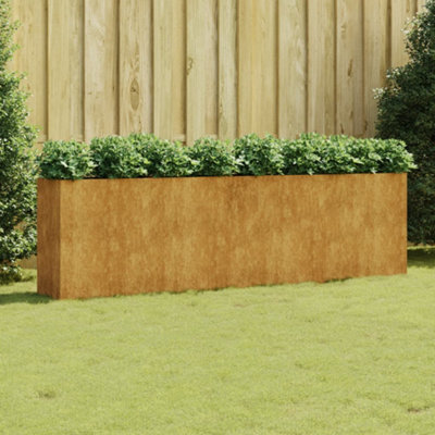 Berkfield Garden Raised Bed 280x40x80 cm Corten Steel