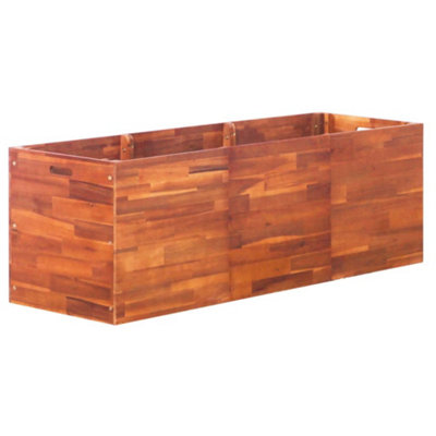 Berkfield Garden Raised Bed Acacia Wood 150x50x50 cm