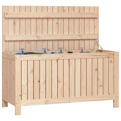 Berkfield Garden Storage Box 115x49x60 cm Solid Wood Pine