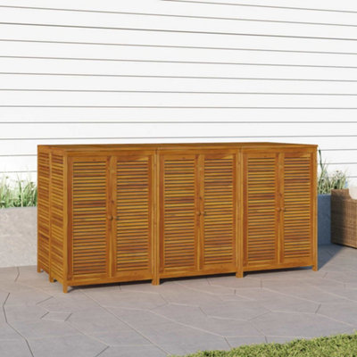 Berkfield Garden Storage Box 210x87x104 cm Solid Wood Acacia