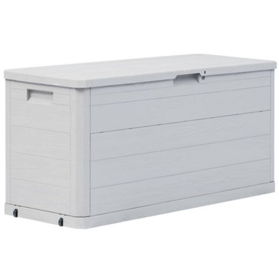 Berkfield Garden Storage Box 280 L Light Grey