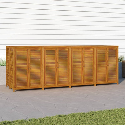 Berkfield Garden Storage Box 280x87x104 cm Solid Wood Acacia