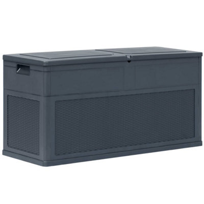 Berkfield Garden Storage Box 320 L Anthracite