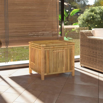 Berkfield Garden Storage Box 60x52x55cm Bamboo