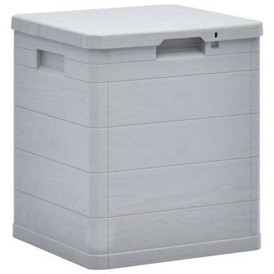 Berkfield Garden Storage Box 90 L Light Grey