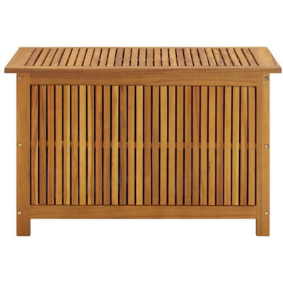 Berkfield Garden Storage Box 90x50x58 cm Solid Acacia Wood