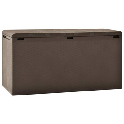 Berkfield Garden Storage Box Brown 114x47x60 cm