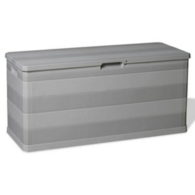 Berkfield Garden Storage Box Grey 117x45x56 cm