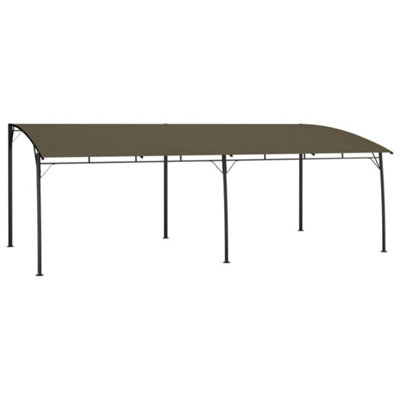 Berkfield Garden Sunshade Awning 6x3x2.55 m Taupe