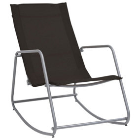 Berkfield Garden Swing Chair Black 95x54x85 cm Textilene