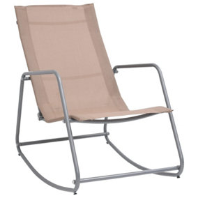 Berkfield Garden Swing Chair Taupe 95x54x85 cm Textilene