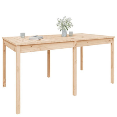 Berkfield Garden Table 159.5x82.5x76 cm Solid Wood Pine