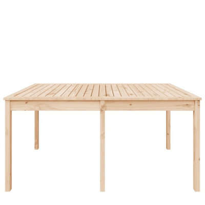 Berkfield Garden Table 159.5x82.5x76 cm Solid Wood Pine