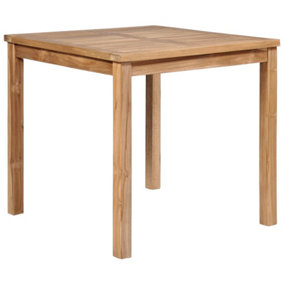 Berkfield Garden Table 80x80x77 cm Solid Teak Wood