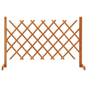 Berkfield Garden Trellis Fence Orange 120x90 cm Solid Firwood