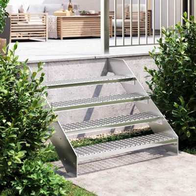 Berkfield Grate Step 100x24x7 cm Galvanised Steel