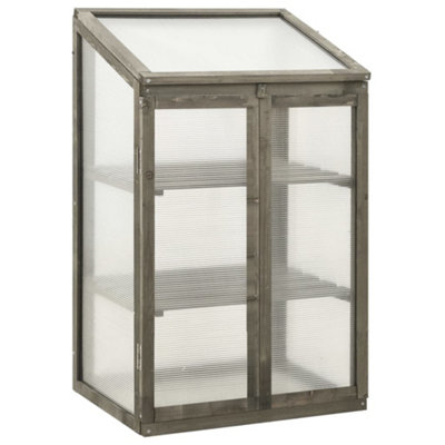 Berkfield Greenhouse 60x45x100 cm Firwood