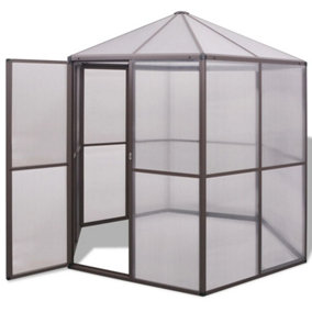 Berkfield Greenhouse Aluminium 240x211x232 cm