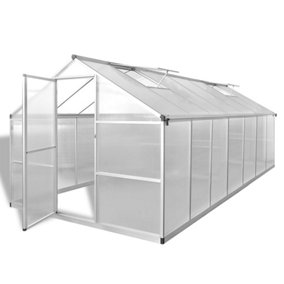 Berkfield Greenhouse Reinforced Aluminium 10.53 m2