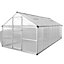 Berkfield Greenhouse Reinforced Aluminium 10.53 m2