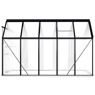 Berkfield Greenhouse with Base Frame Anthracite Aluminium 5.89 m2