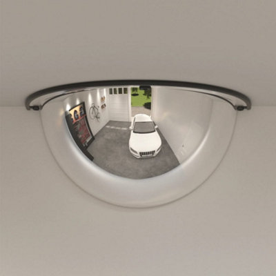 Berkfield Half Domed Traffic Mirrors 2 pcs Diameter 30 cm Acrylic Price Comparisons | Compare The Build