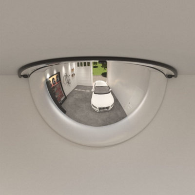 Berkfield Half Domed Traffic Mirrors 2 pcs Diameter 40 cm Acrylic