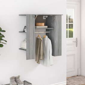 Berkfield Hallway Cabinet Grey Sonoma 97.5x37x99 cm Engineered Wood