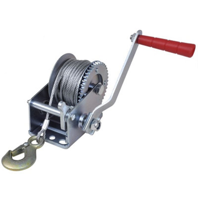 Berkfield Hand Winch 360 kg - Material: Iron