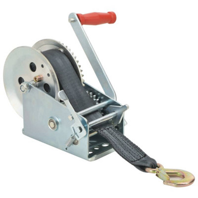 Berkfield Hand Winch with Strap 1587 kg