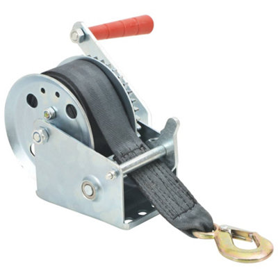 Berkfield Hand Winch with Strap 540 kg