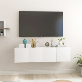Berkfield Hanging TV Cabinets 2 pcs White 60x30x30 cm